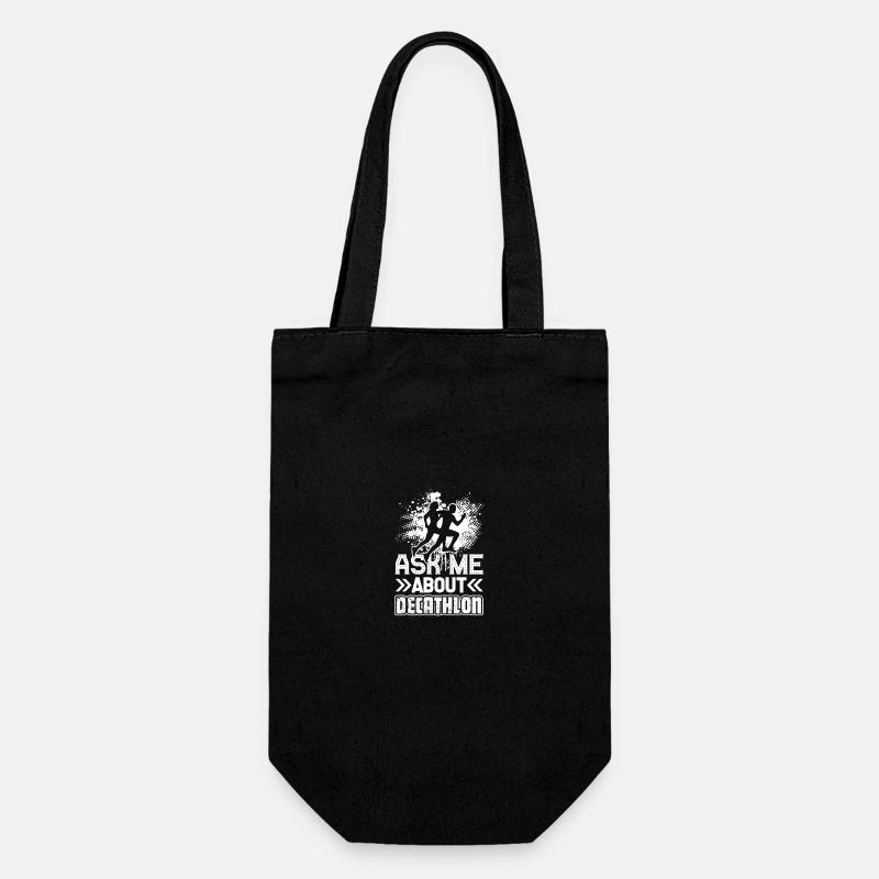 Decathlon Ask Me About Decathlon - Gift Bag for Bottles - black