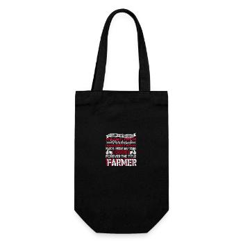 Farmer Forever The Title Farmer - Gift Bag for Bottles - black - Front