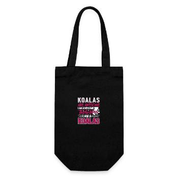 Koala Koalas Are Awesome - Gift Bag for Bottles - black - Front