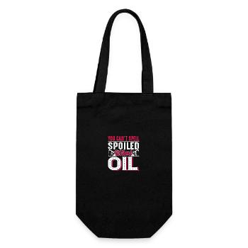 Oilfield You Can't Spell Spoiled Without Oil - Gift Bag for Bottles - black - Front