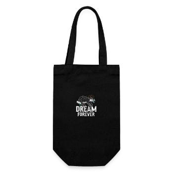 Sloth Sloth Sleeping Dream Forever - Gift Bag for Bottles - black - Front