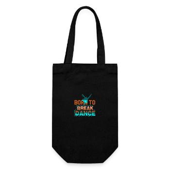 Breakdance Born To Breakdance - Gift Bag for Bottles - black - Front