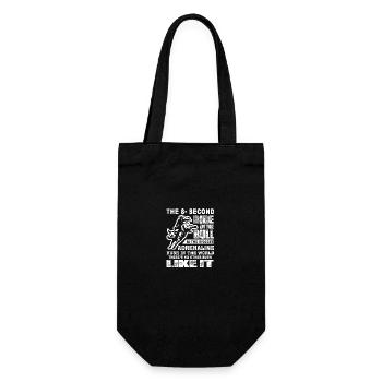 Bull Riding The 8 Second Ride On The Bulll - Gift Bag for Bottles - black - Front