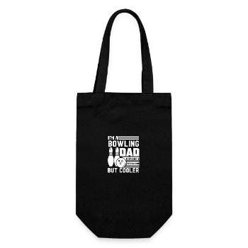 Bowling Bowling Dad Is Cooler - Gift Bag for Bottles - black - Front