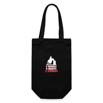 Barrel Racing Barrel Racing Lover - Gift Bag for Bottles - black - Front