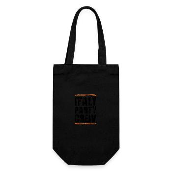 Italien Party Crew - Geschenkbeutel für Flaschen - Schwarz - Vorne