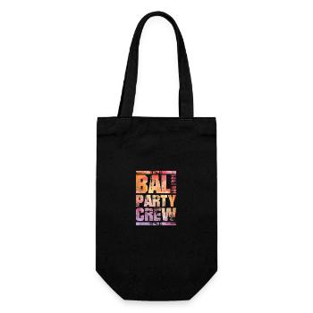 Bali Party Crew Colorful - Gift Bag for Bottles - black - Front