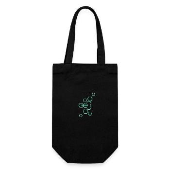 Gift for Heiko - Gift Bag for Bottles - black - Front