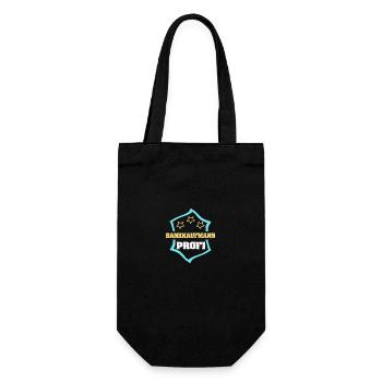Banker as a profession - Gift Bag for Bottles - black - Front