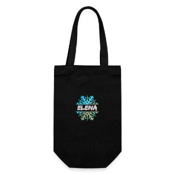 Geschenk für Elena - Geschenkbeutel für Flaschen - Schwarz - Vorne