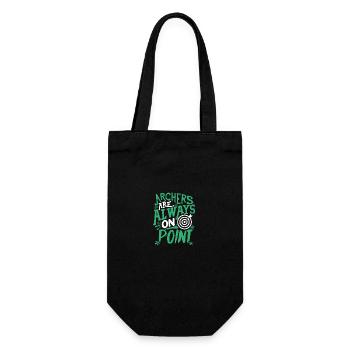 Archers Are Always On Point - Gift Bag for Bottles - black - Front