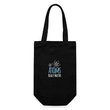 Physics Atoms Really Matter - Gift Bag for Bottles - black - Front