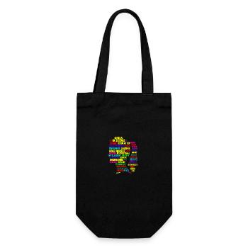 Girls In Science - Gift Bag for Bottles - black - Front