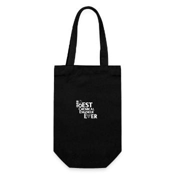 Best Chemical Engineer Ever - Gift Bag for Bottles - black - Front