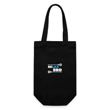 Relax Bro Lacrosse - Gift Bag for Bottles - black - Front