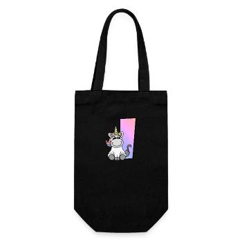 Lettre de licorne I - Sac à bouteille - noir - Devant