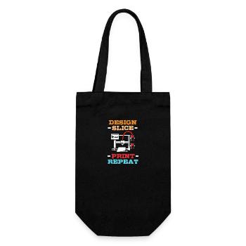 3D Printing - Gift Bag for Bottles - black - Front