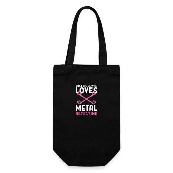 Metalldetektor - Geschenkbeutel für Flaschen - Schwarz - Vorne
