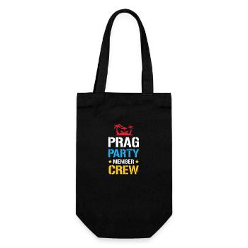 Prag Party Crew - Geschenkbeutel für Flaschen - Schwarz - Vorne