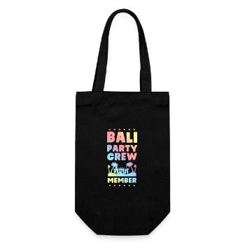 Equipe de fête à Bali - Sac à bouteille - noir - Devant