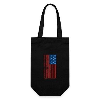 America for sale - Sac à bouteille - noir - Devant