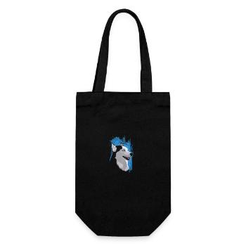 I Love Husky - Gift Bag for Bottles - black - Front