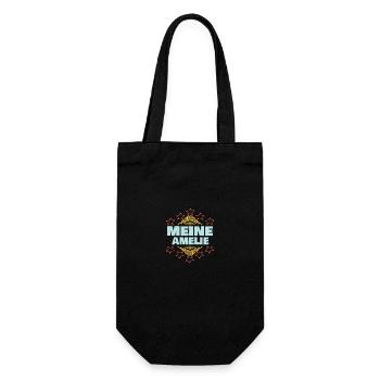 Girl Amelie - Gift Bag for Bottles - black - Front