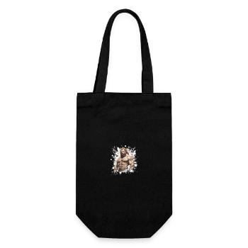 Fitness Muscles Bodybuilding - Gift Bag for Bottles - black - Front