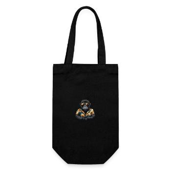 Gorilla Bande Dessinée Cool Été - Sac à bouteille - noir - Devant