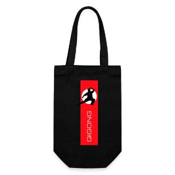 Drapeau Qigong - Sac à bouteille - noir - Devant