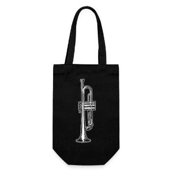 Trumpet - Gift Bag for Bottles - black - Front