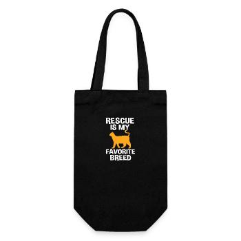 Cat Rescue Animal Rights Animal Rescue Animal Shelter - Gift Bag for Bottles - black - Front