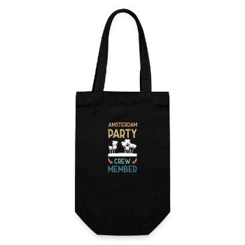 Amsterdam Party Crew - Gift Bag for Bottles - black - Front