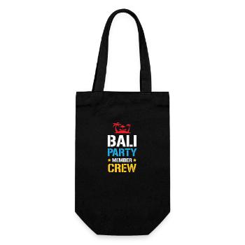 Equipe de fête à Bali - Sac à bouteille - noir - Devant