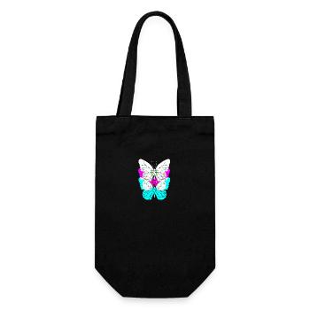 Rave Raver Techno music Techno bass Mixer - Gift Bag for Bottles - black - Front