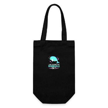 Narwhal - Gift Bag for Bottles - black - Front