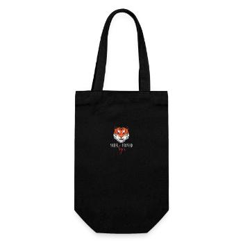 Tigre à dents de sabre - Sac à bouteille - noir - Devant