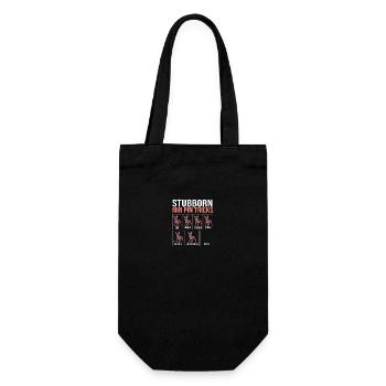 Zwergpinscher - Geschenkbeutel für Flaschen - Schwarz - Vorne