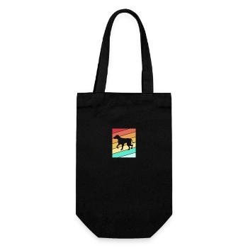 Rhodesian Ridgeback - Geschenkbeutel für Flaschen - Schwarz - Vorne