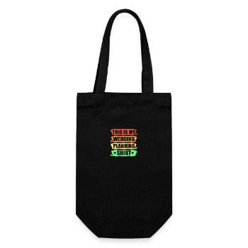 Event Planner Wedding - Gift Bag for Bottles - black - Front