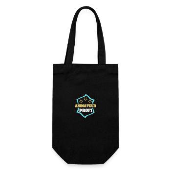 Occupation: Animator - Gift Bag for Bottles - black - Front