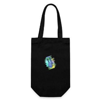 Guitar Joschka - Gift Bag for Bottles - black - Front