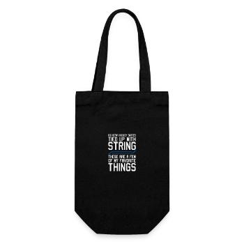 Hockey Skates Favorite Things - Gift Bag for Bottles - black - Front