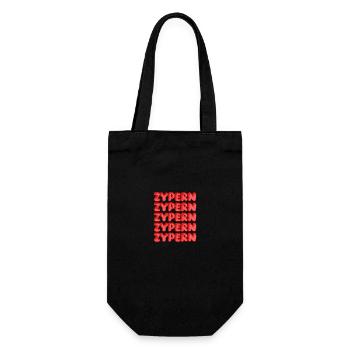 Geschenk für Zypern - Geschenkbeutel für Flaschen - Schwarz - Vorne