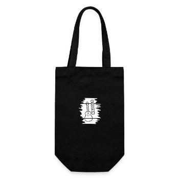 Guitar Steffen - Gift Bag for Bottles - black - Front