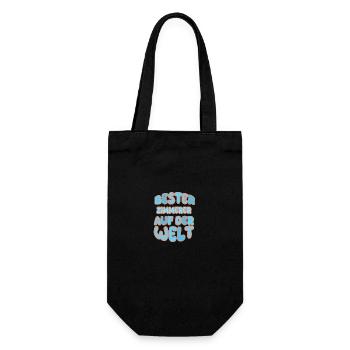 Gift for carpenters - Gift Bag for Bottles - black - Front