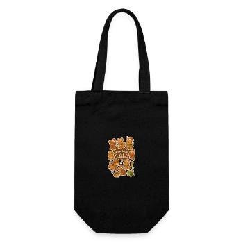 Gingerbread Vet Squad - Gift Bag for Bottles - black - Front
