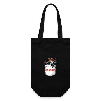 Raton laveur Johannes - Sac à bouteille - noir - Devant