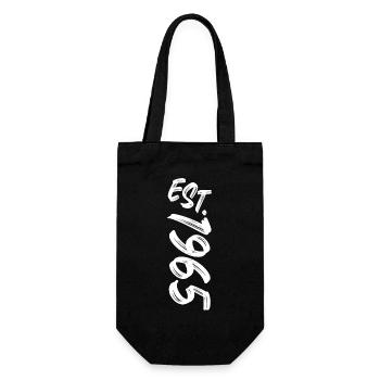 Fondé en 1965 - Établi en 1965 - Cadeau d’anniversaire - Sac à bouteille - noir - Devant