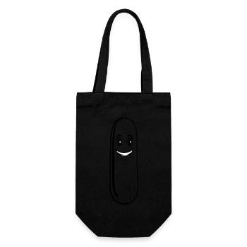 Cucumber Outline - Gift Bag for Bottles - black - Front